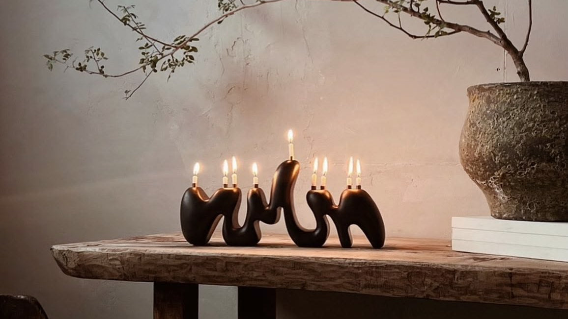 Hannah Polskin Menorah - Peace Love Light Shop