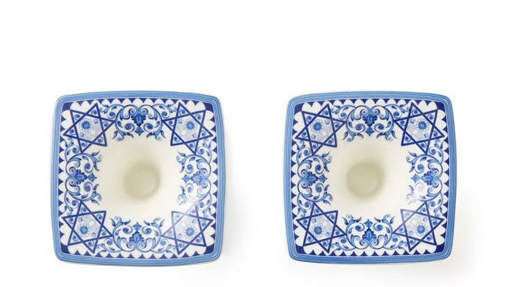 Spode Candle Holders- Peace Love Light Shop