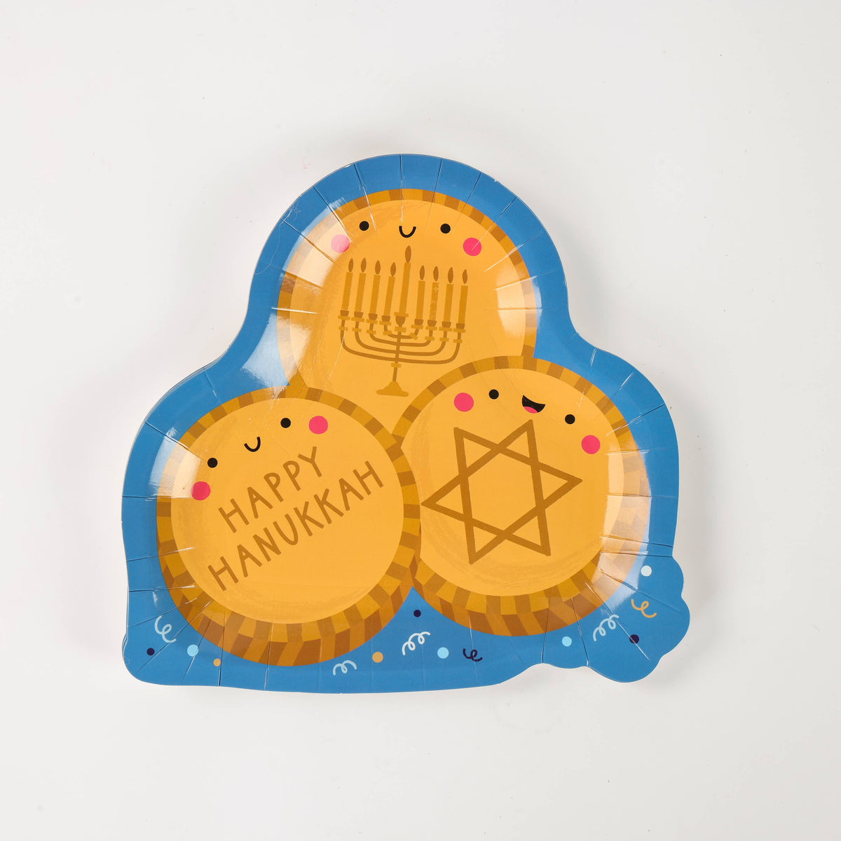 Hanukkah Gelt Fun Plates- Peace Love Light Shop