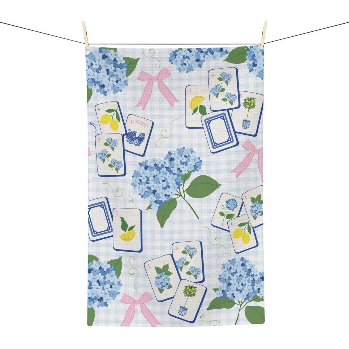 Mah Jong Tea Towel- Peace Love Light Shop