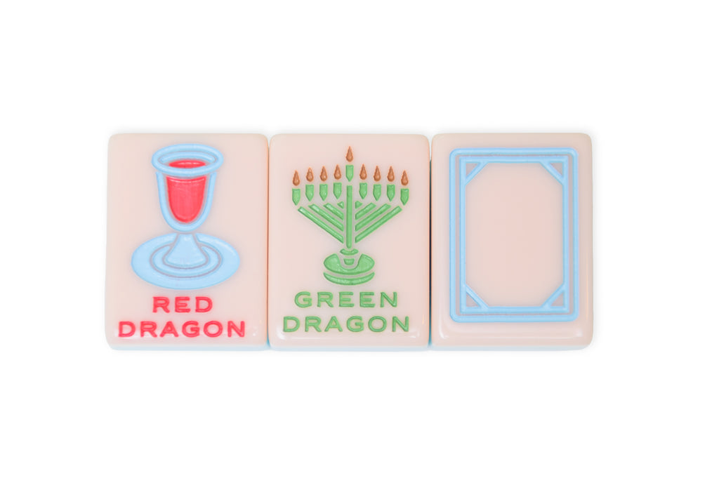 Jewish Inspired Menschie Mahjong Set, Goldie Lox- Peace Love Light Shop