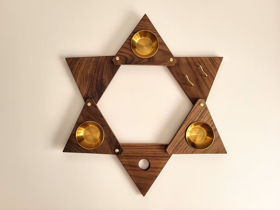Passover Seder plate - Peace Love Light Shop
