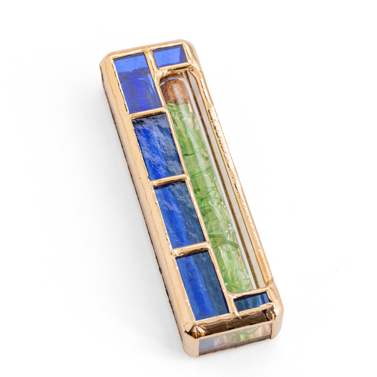 Wedding Glass Keepsake Mezuzah, Israel Museum Collection