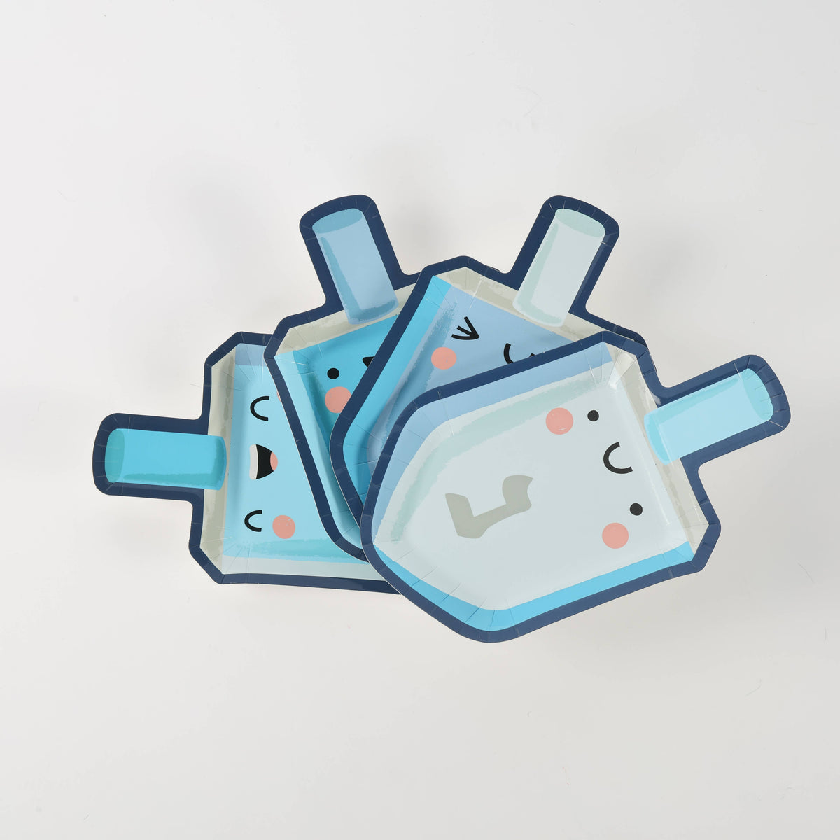 Hanukkah Dreidel Plates for Kids- Peace Love Light Shop