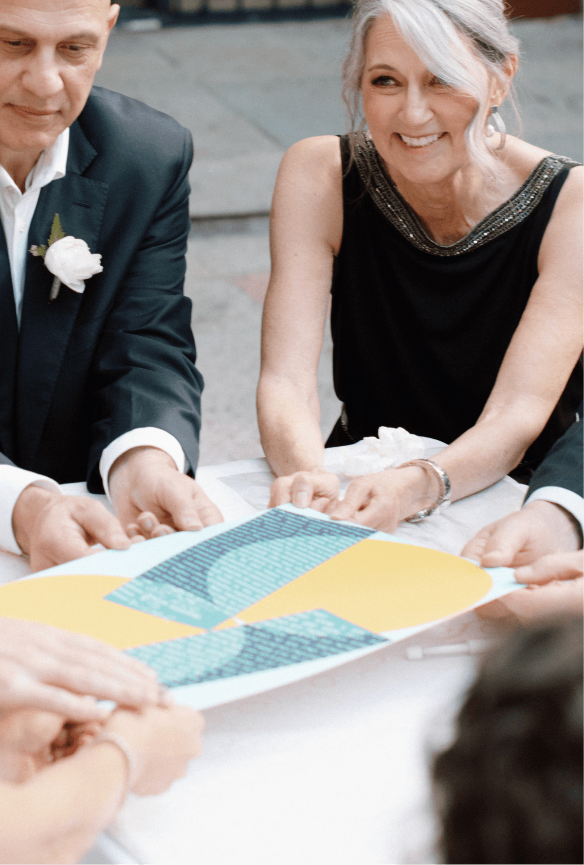Modern Ketubah- Peace Love Light Shop