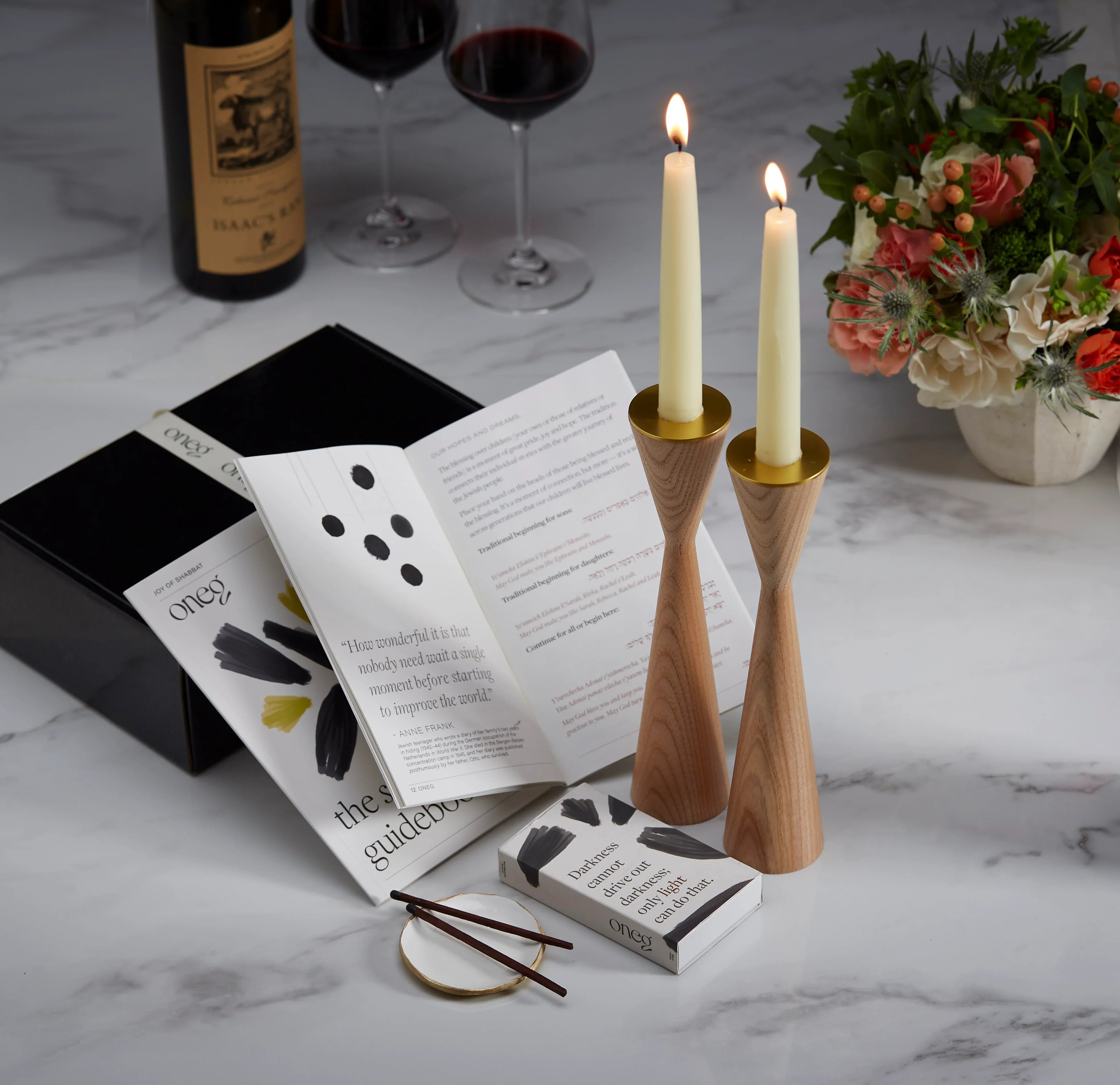 Shabbat Date Night Set- Peace Love Light Shop