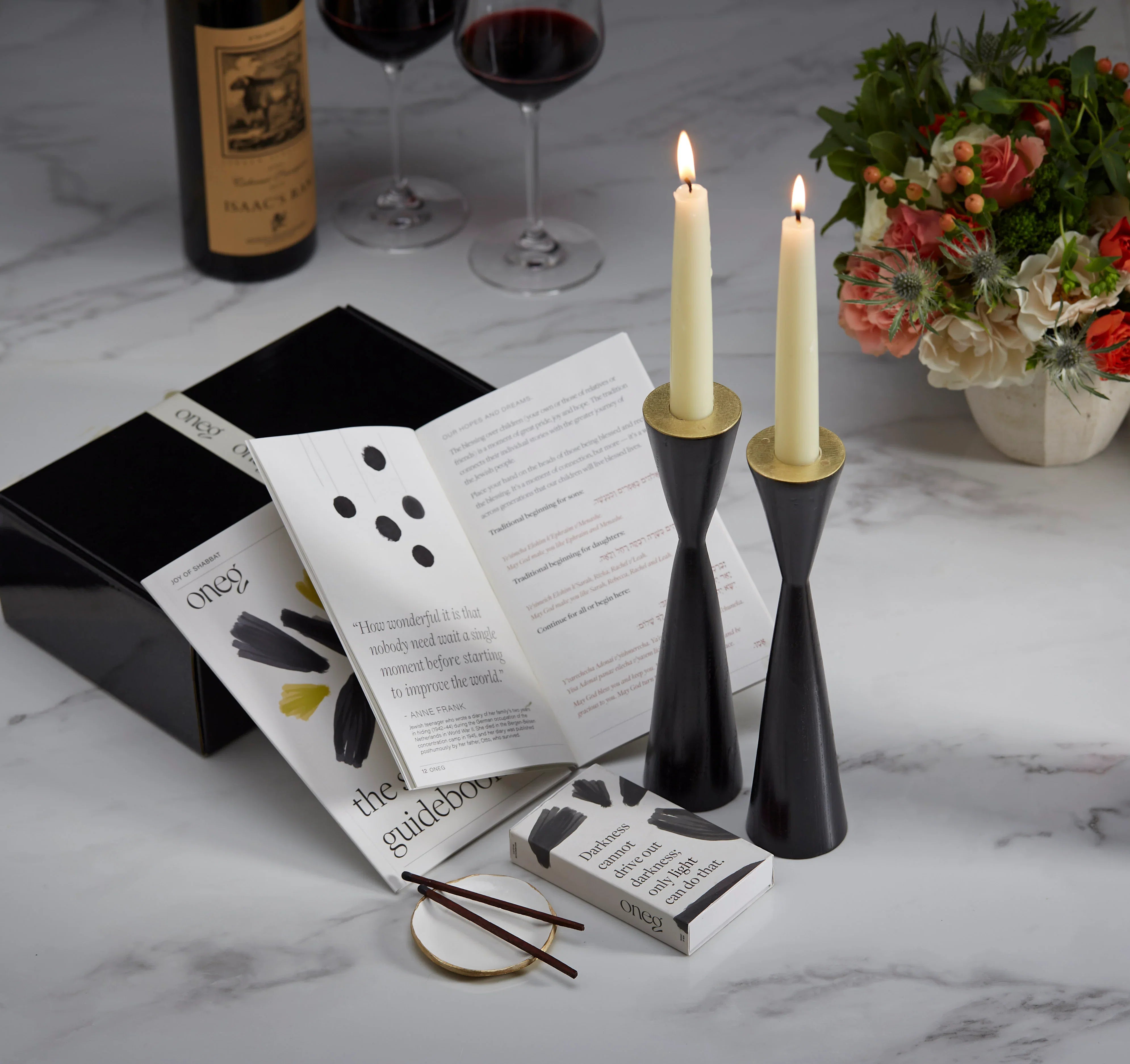 Shabbat Date Night Set- Peace Love Light Shop