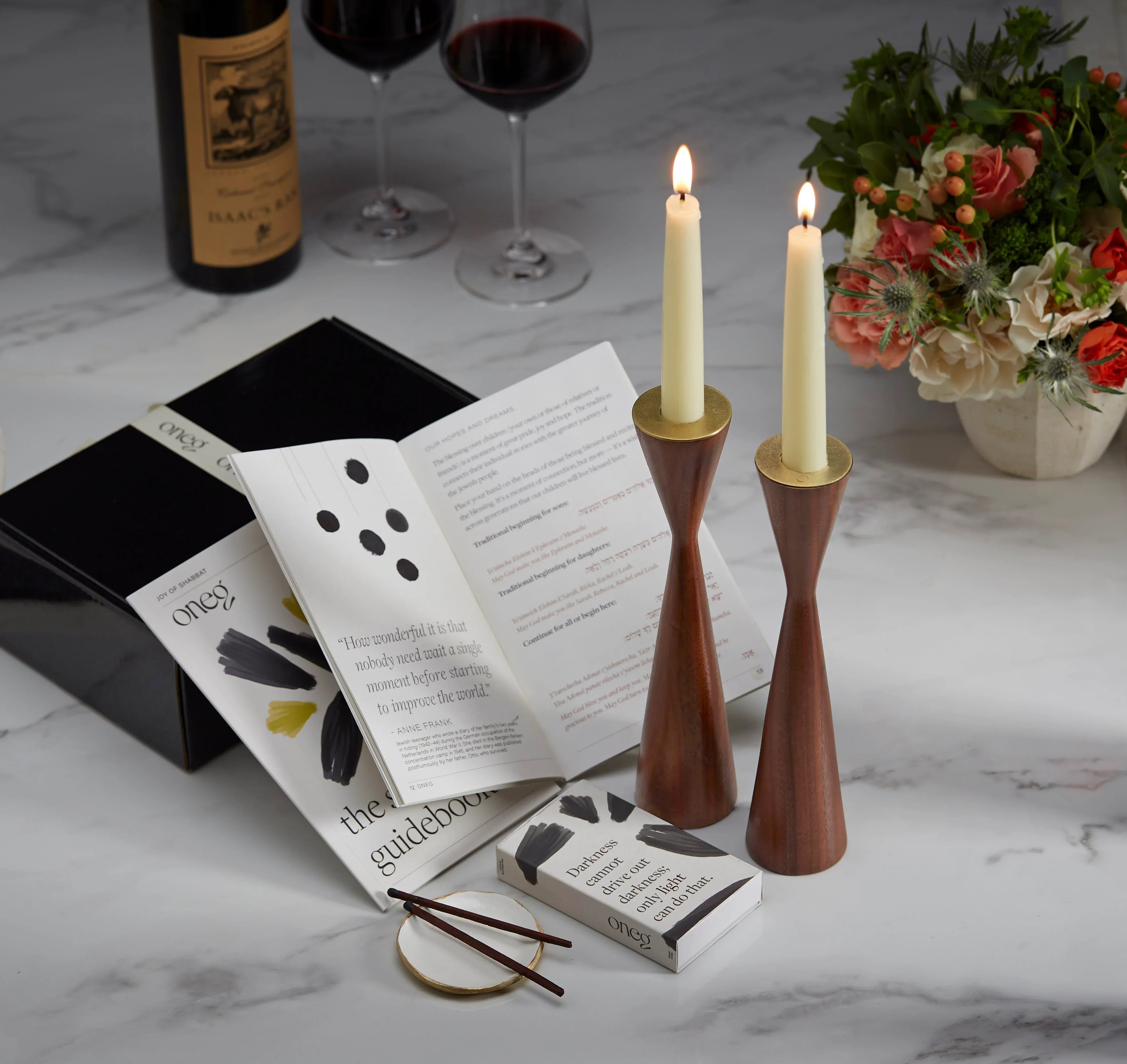 Shabbat Date Night Set- Peace Love Light Shop