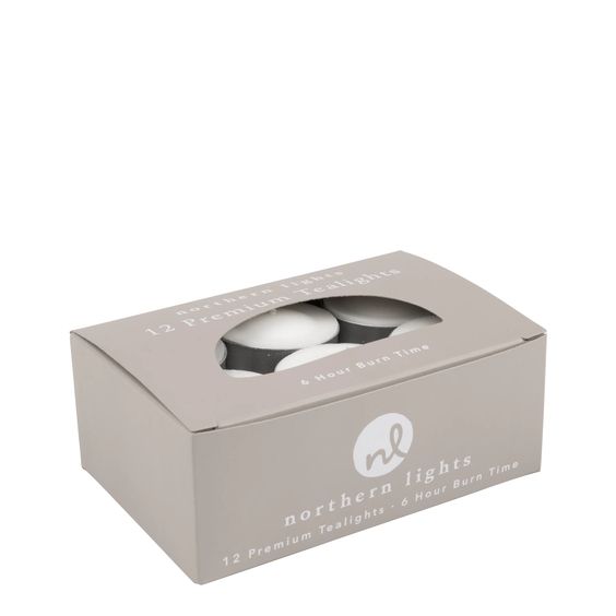 12 pack tealights- Peace Love Light Shop