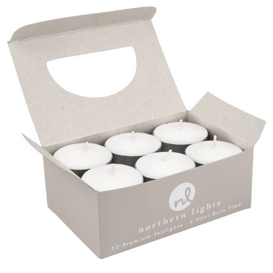 12 pack tealights- Peace Love Light Shop