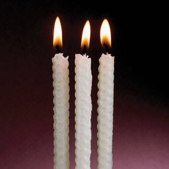 Hanukkah Natural Beeswax Candles- Peace Love Light Shop