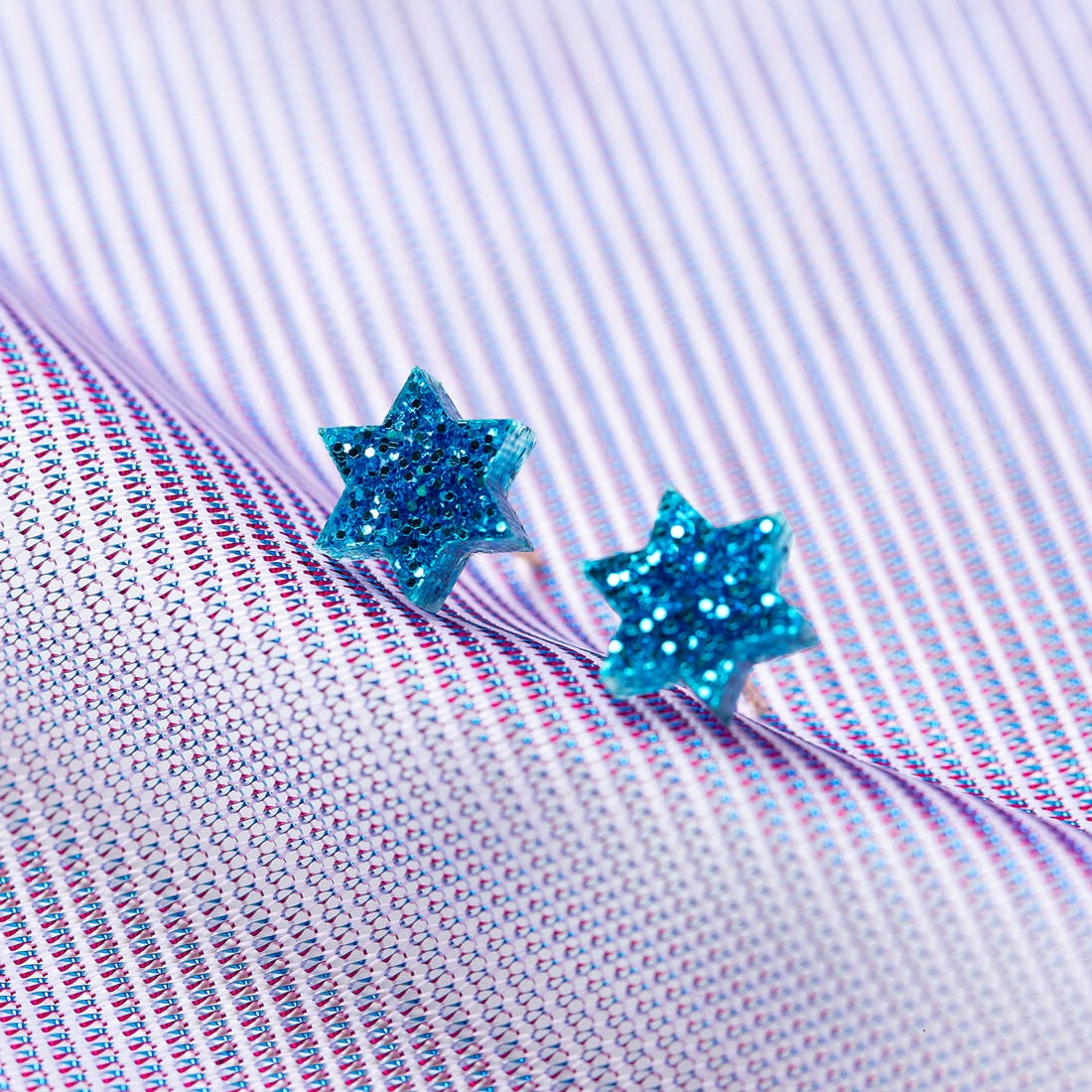 Ariel Tidhar mini magen, star of David earrings- Peace Love Light Shop