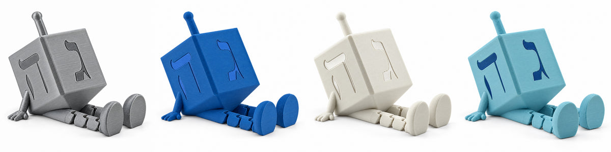The Dapper Dreidel, Charming Hanukkah Shelf Sitter