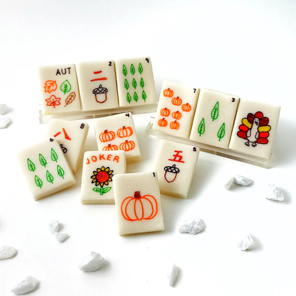 Marzipan Autumn Mah Jong Tiles - Peace Love Light Shop