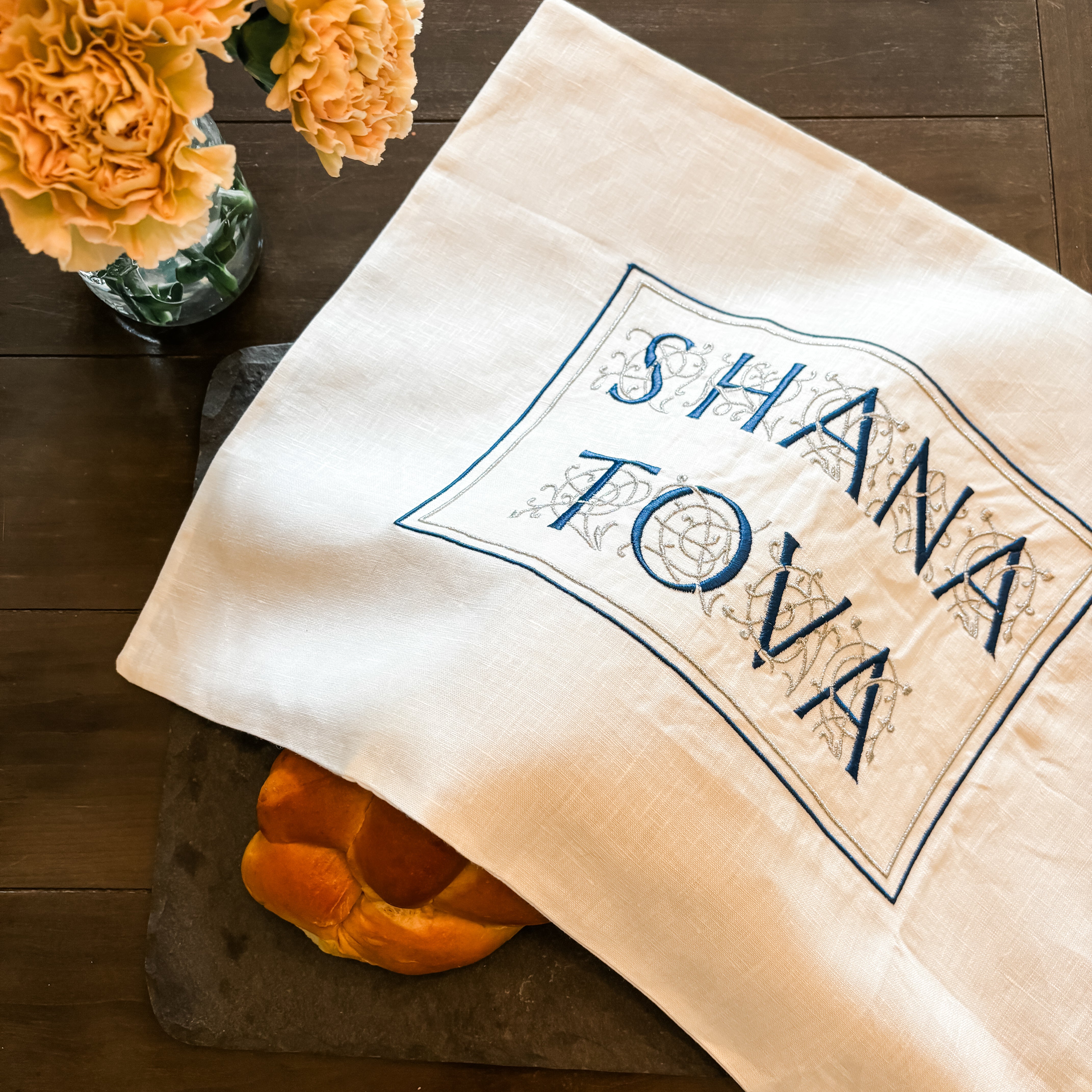 Rosh Hashanah Challah Cover- Peace Love Light Shop