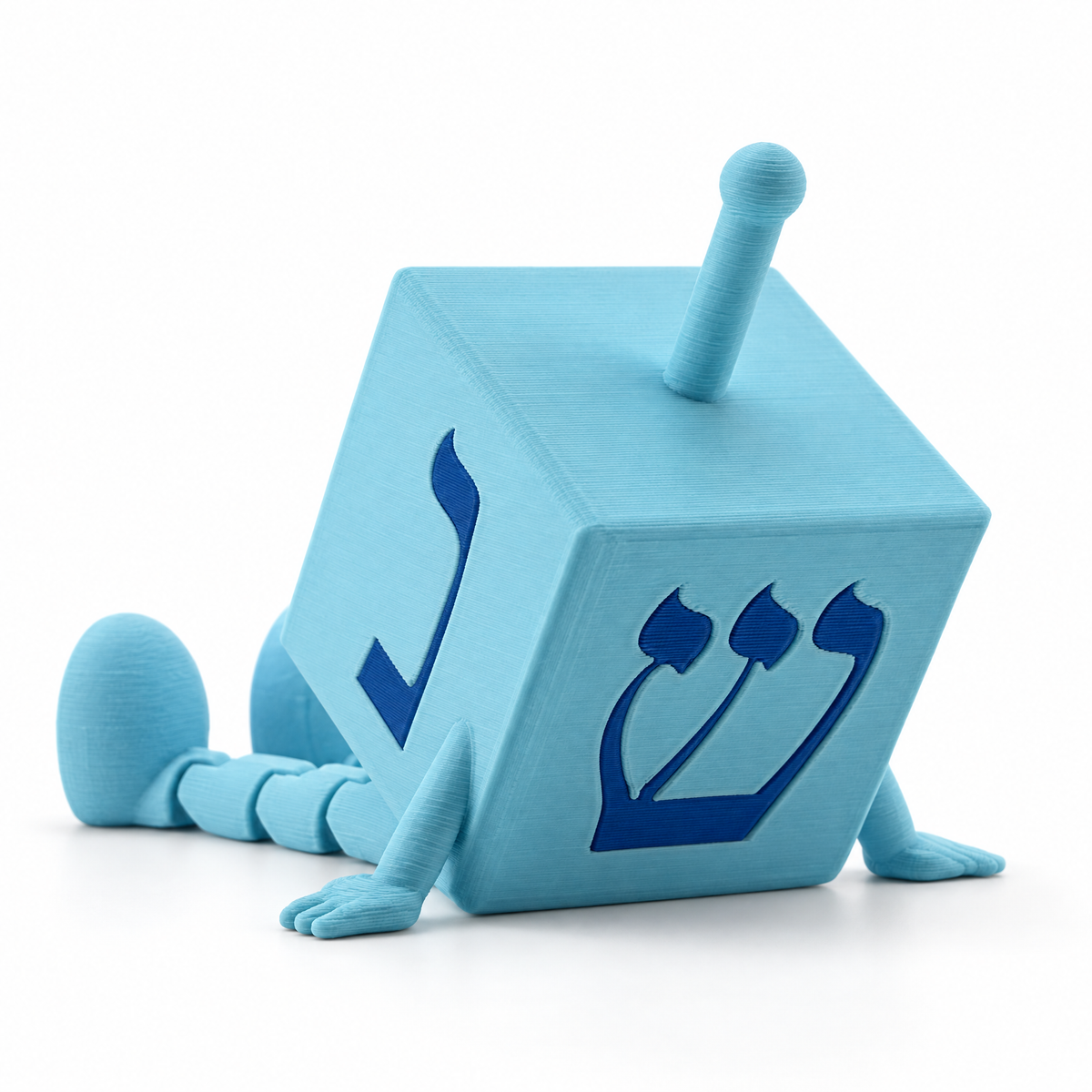 The Dapper Dreidel, Charming Hanukkah Shelf Sitter