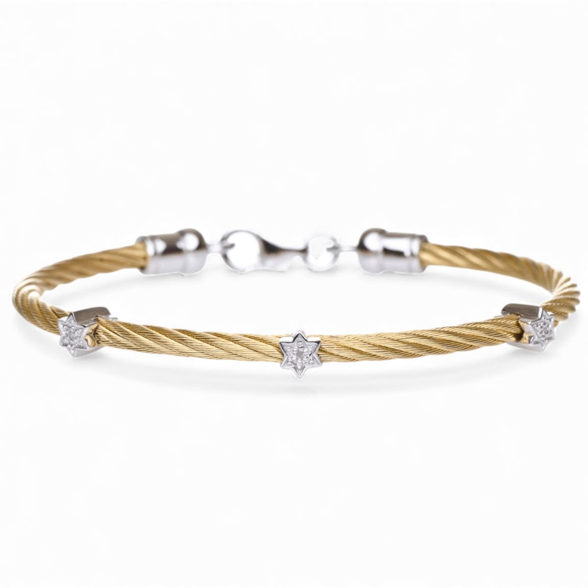 Diamond Jewish star bracelet- Peace Love Light Shop