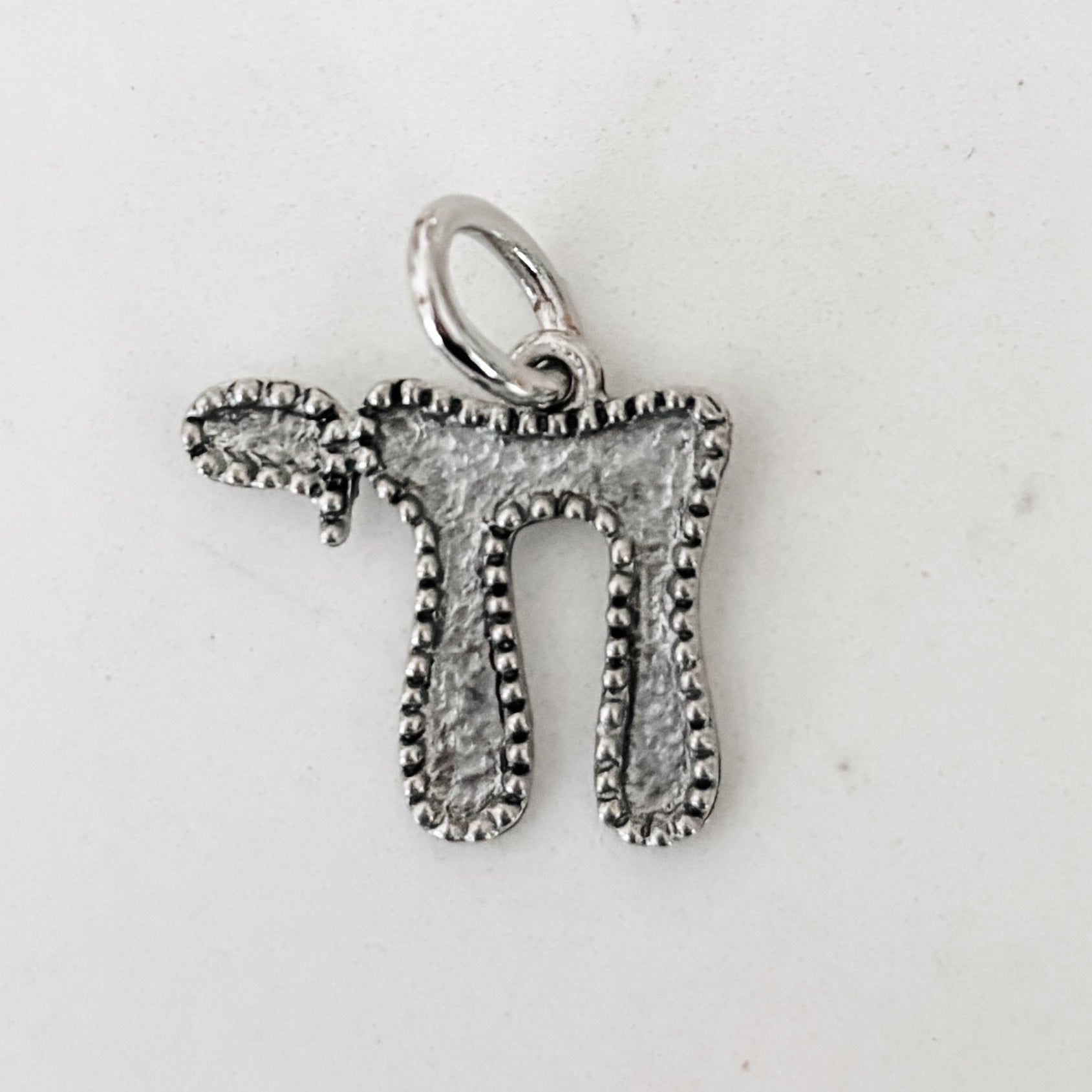 Chai Silver Charm