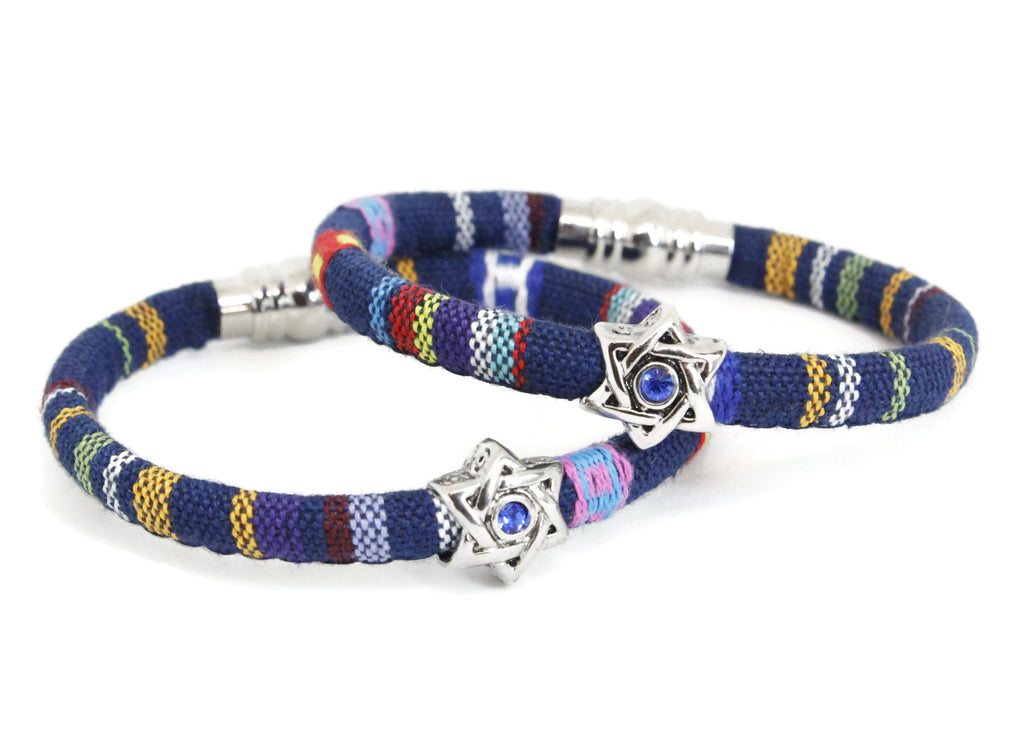 Star of David Cotton Bracelet- Peace Love Light Shop