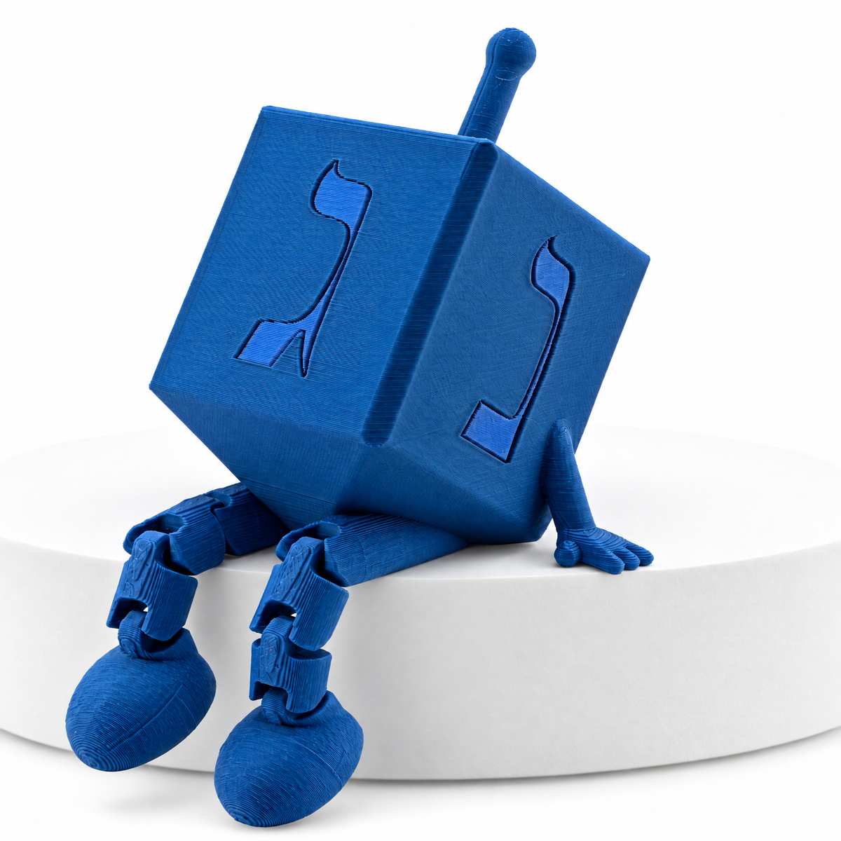 The Dapper Dreidel, Charming Hanukkah Shelf Sitter
