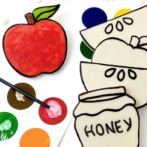 Rosh Hashanah Paint Your Own Marzipan Cookies- Peace Love Light Shop