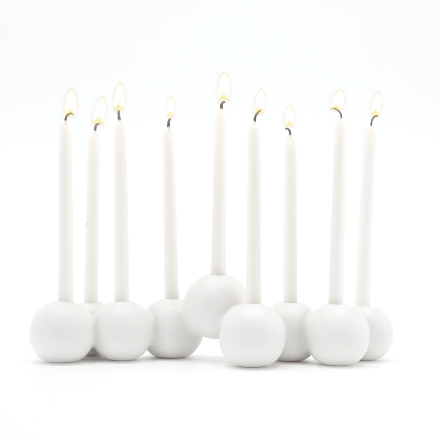 Modern Bubble Menorah, Ceramic- Peace Love Light Shop