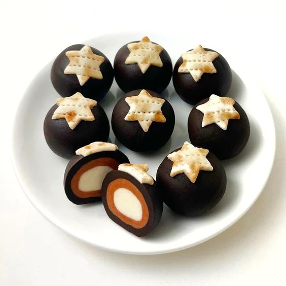 Marzipan Passover truffles - Peace Love Light Shop