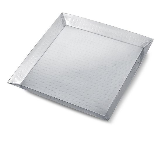 Passover Hammered Aluminum Matzah Plate- Peace Love Light Shop