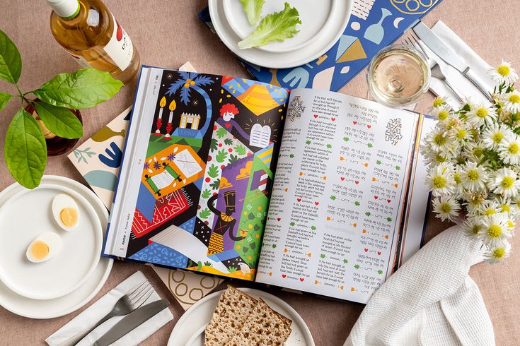 Passover modern Haggadah, Created by Israeli Artists- Peace Love Light Shop