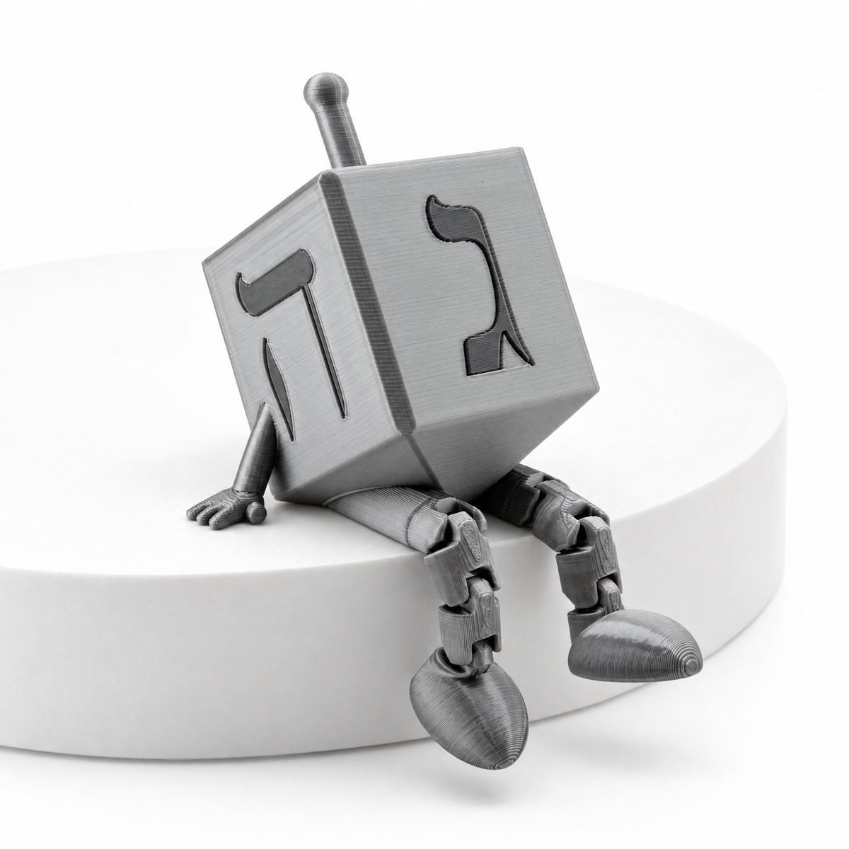 The Dapper Dreidel, Charming Hanukkah Shelf Sitter
