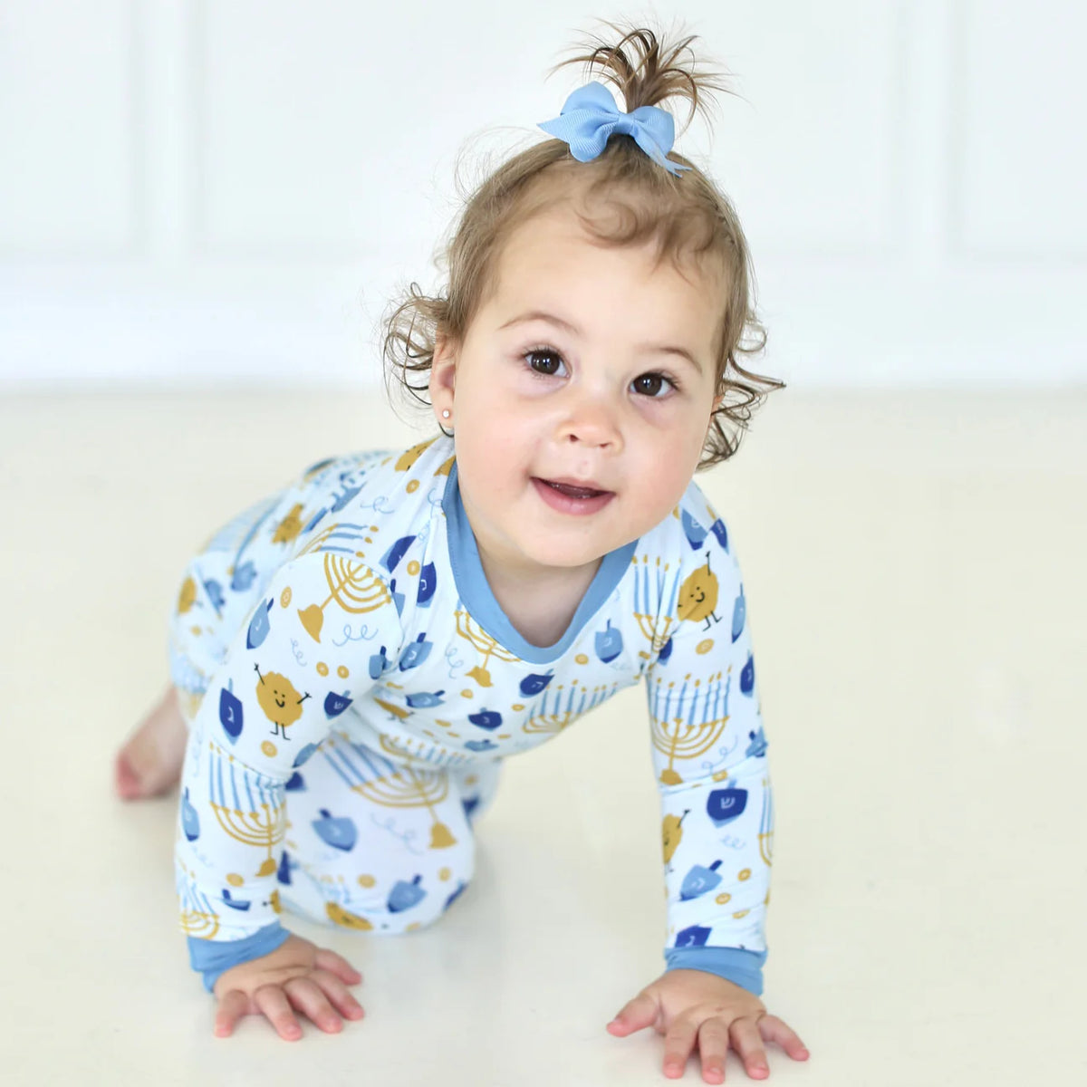 Shiloh & Kate Hanukkah bamboo pajamas- Peace Love Light Shop