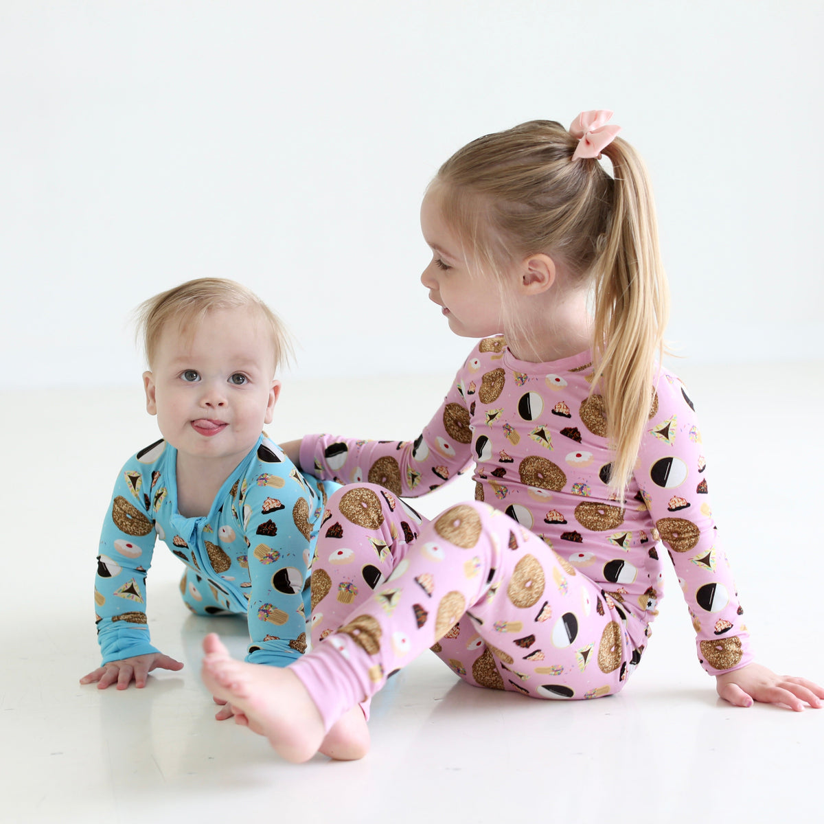 Jewish food baby pajamas- Peace Love Light Shop