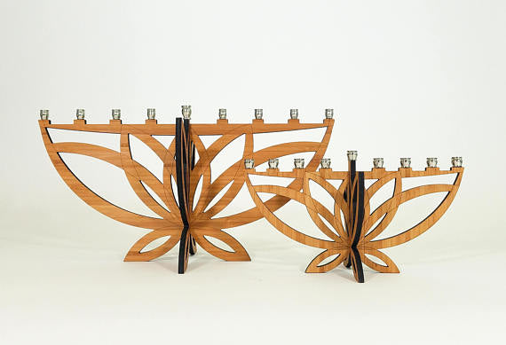 Lotus Flower Menorah, Travel Menorah - Peace Love Light Shop