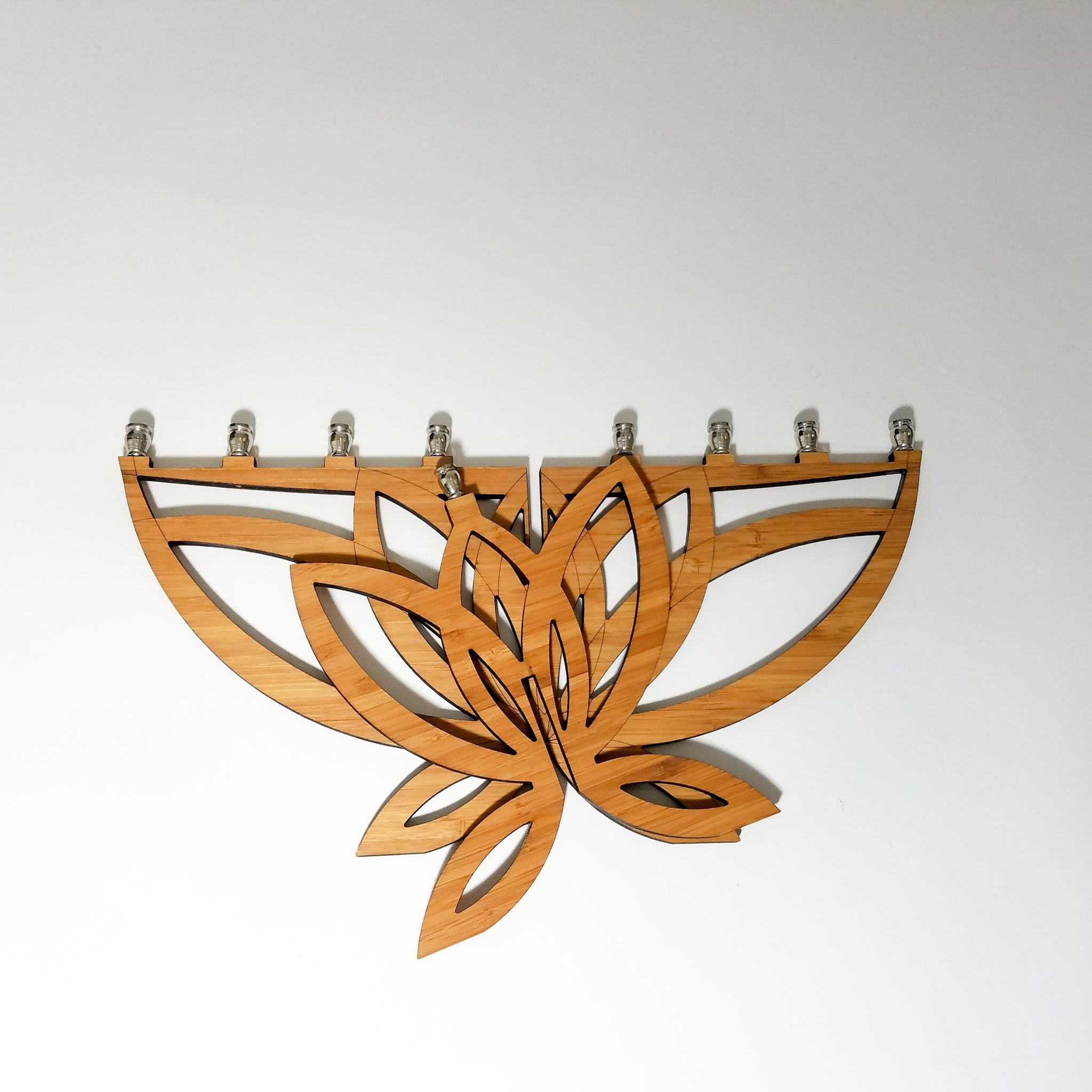 Lotus Flower Menorah, Travel Menorah - Peace Love Light Shop