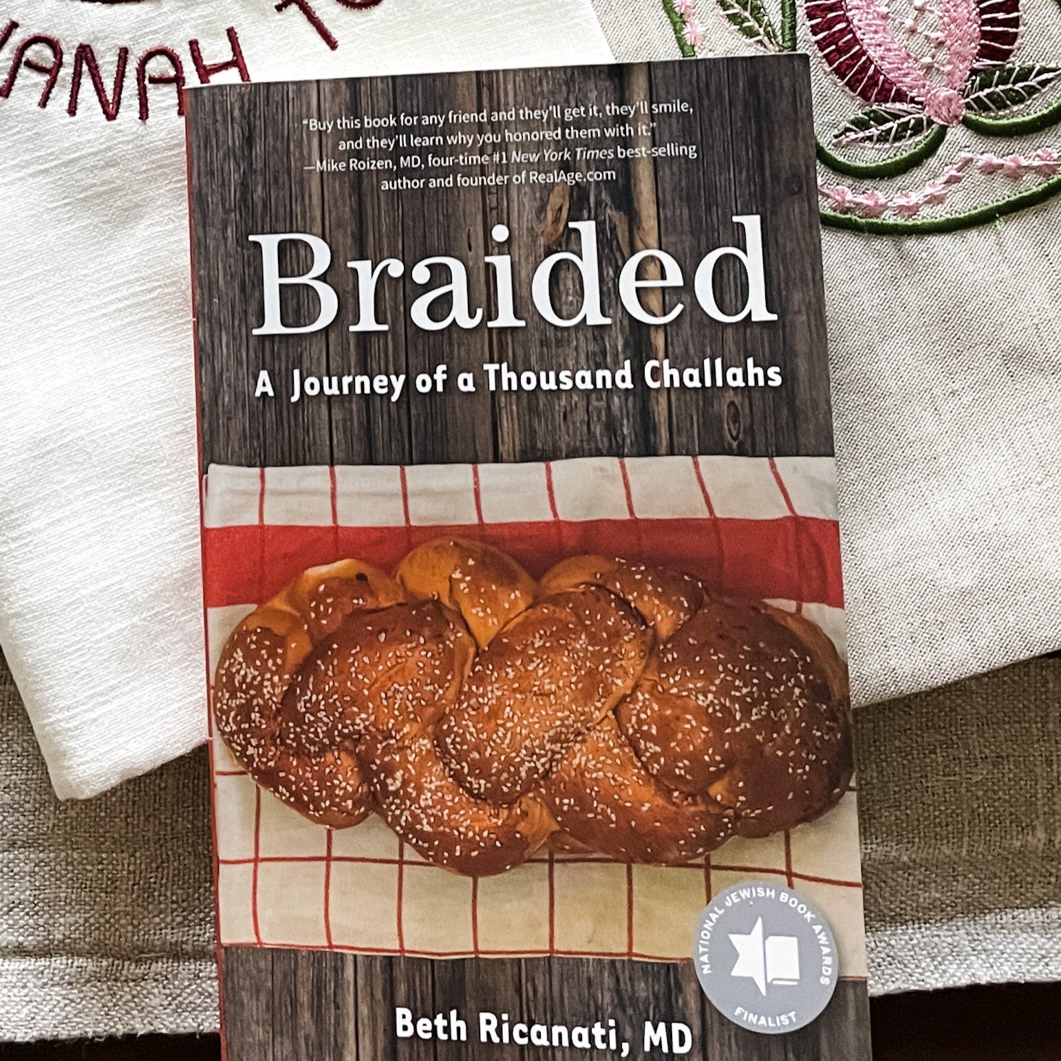 Braided, A Journey of a Thousand Challahs, Award Winning Autographed Book - Peace Love Light Shop