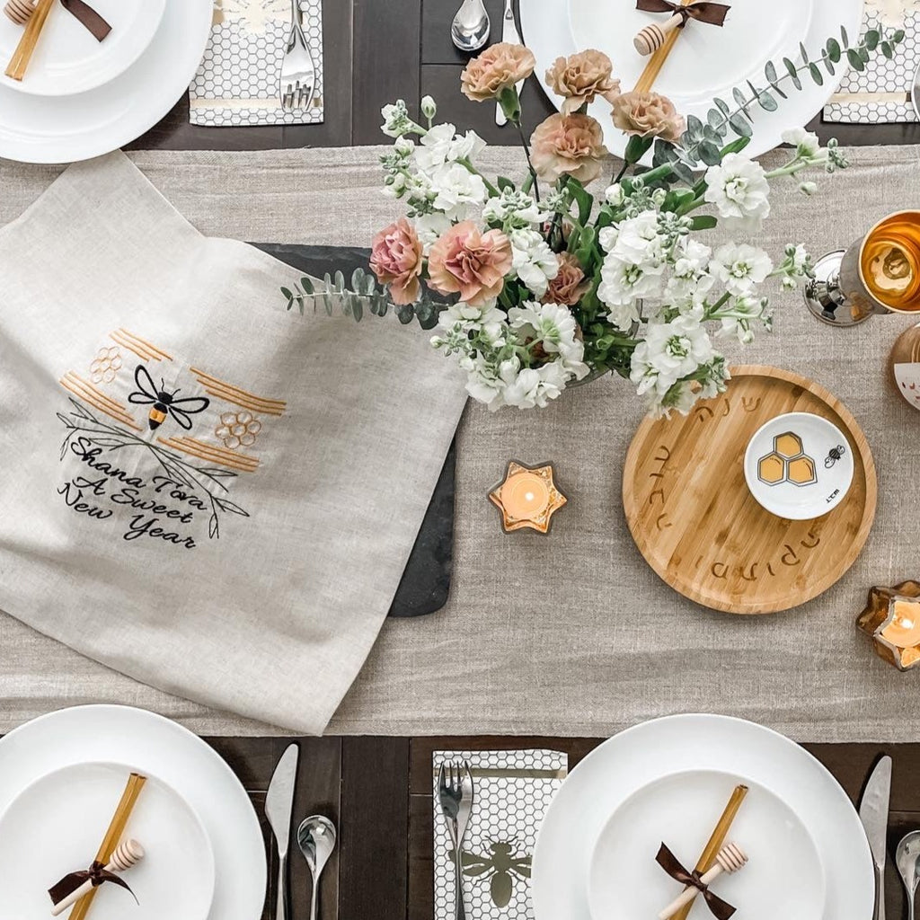 Rosh Hashanah tablescape- Peace Love Light Shop