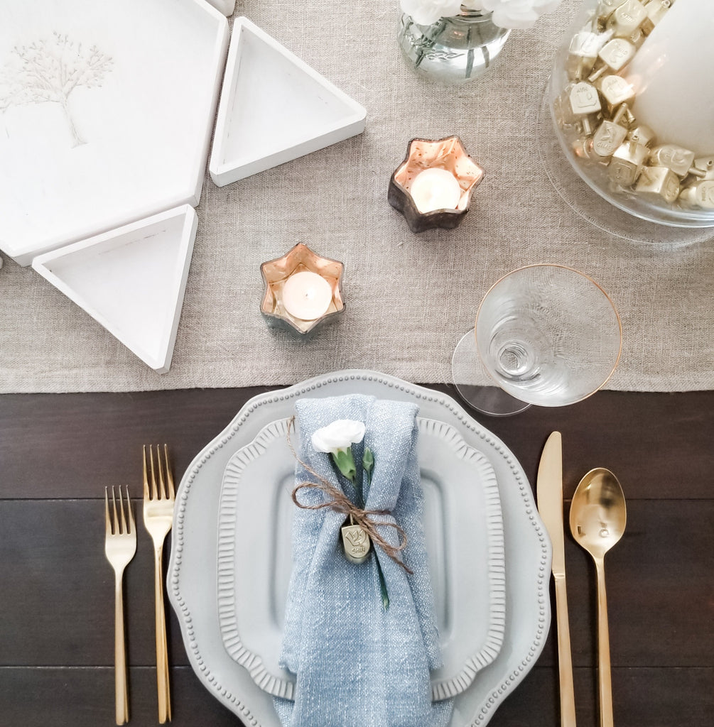 A Bunch and Then Some Dreidels- Gold - Peace Love Light Shop