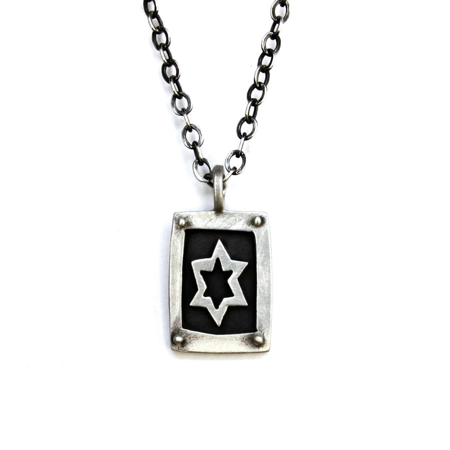 Men's Star of David Necklace - Peace Love Light Shop