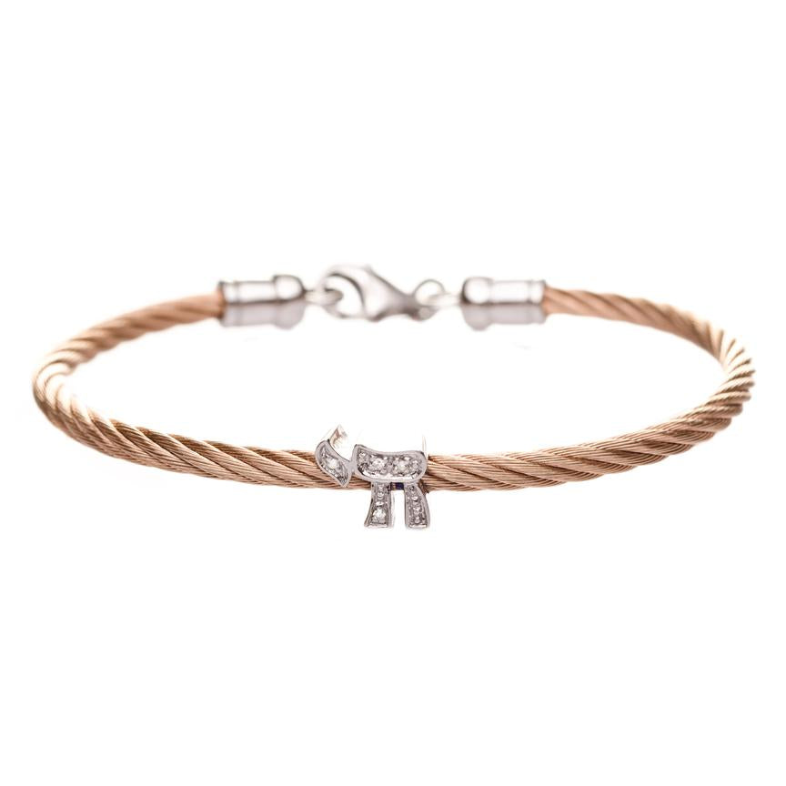 Diamond Chai Bracelet - Peace Love Light Shop
