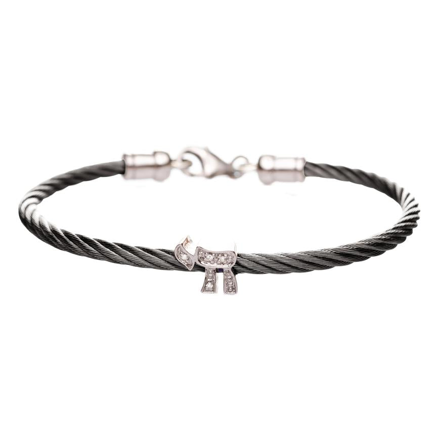 Diamond Chai Bracelet - Peace Love Light Shop