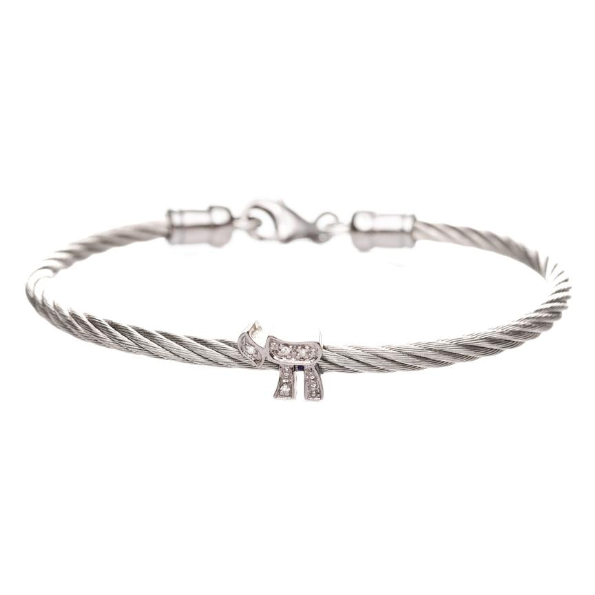 Diamond Chai Bracelet - Peace Love Light Shop