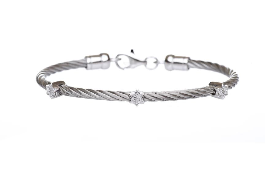 Diamond Jewish Star Bracelet - Peace Love Light Shop