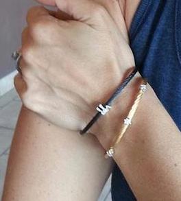 Diamond Chai Bracelet - Peace Love Light Shop