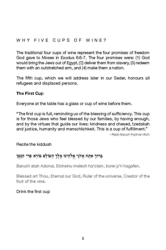 Passover Modern Haggadah