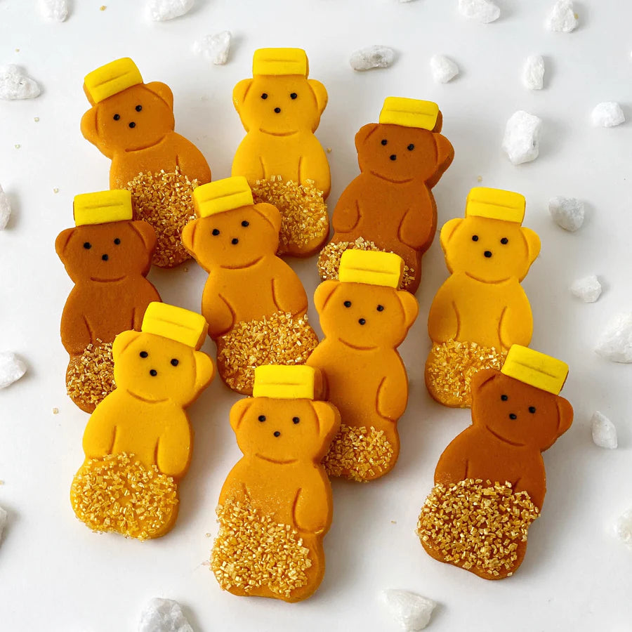 Rosh Hashanah Marzipan Honey Bears, Hostess Gift- Peace Love Light Shop