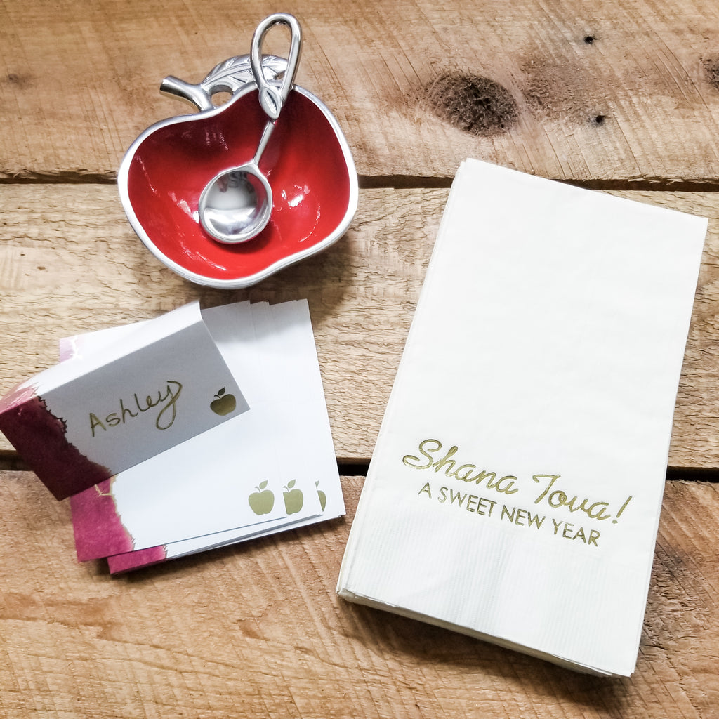 Apple Dish with Spoon - Peace Love Light Shop