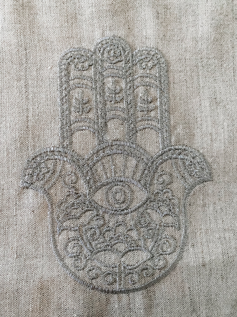Hamsa runner, Jewish decor- Peace Love Light Shop