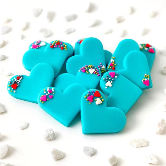 Valentines Marzipan Hearts, Gift- Peace Love Light Shop