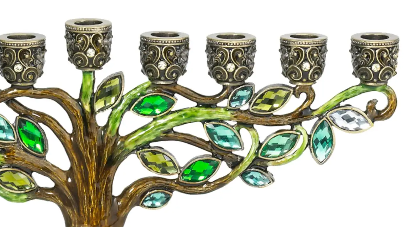 Tree of Life Menorah - Olivia Riegel - Peace Love Light Shop