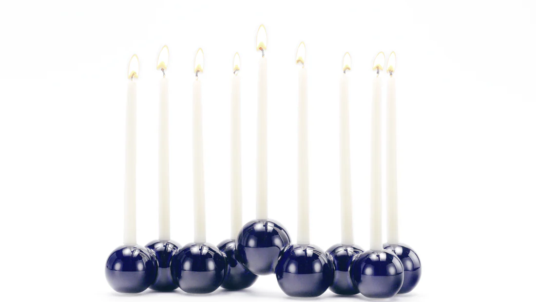 Modern Menorah- Peace Love Light Shop